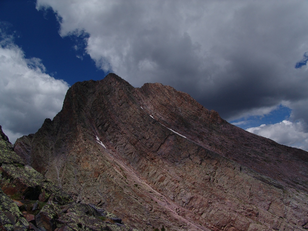 Weather Moves In on Arrow Peak